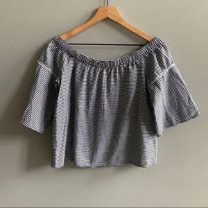Abercrombie & Fitch Off the Shoulder Gingham Top thumbnail 11