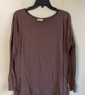 Piko brown long sleeve top‎ Brown Size M thumbnail 1