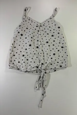 Starry White Tank Top Size M thumbnail 1