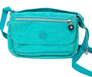 Kipling Teal Green Sabian Crossbody Mini Bag‎ Nylon thumbnail 1