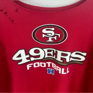 National Football League San Francisco 49ers off the shoulder T-Shirt thumbnail 5