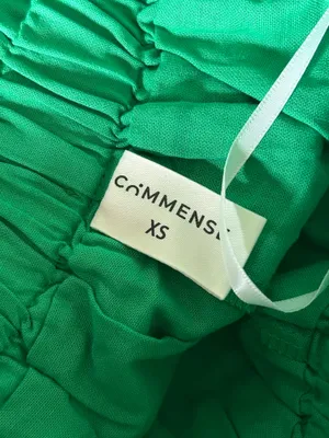 Linen & Cotton Green Aegean Two Piece Double Lined Shorts Set Size XS nwt thumbnail 3