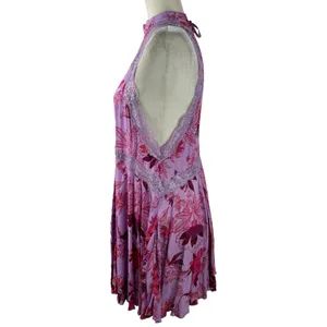 Intimately Free People She Moves Chemise High Neck Mini Dress Size XS thumbnail 6