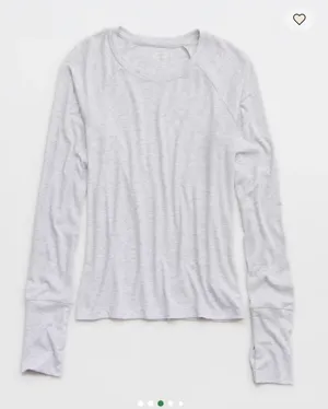 OFFLINE by Aerie Thumbs Up Long Sleeve Top thumbnail 4