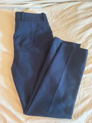 Zara navy blue ankle dress pants thumbnail 2