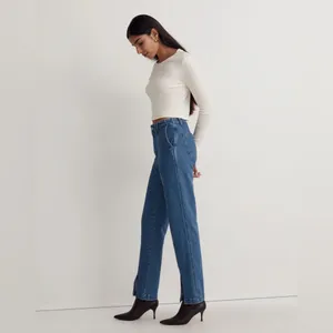 MADEWELL The Perfect Vintage Jean in Medium Indigo Wash: Seamed Edition Size 28 thumbnail 2