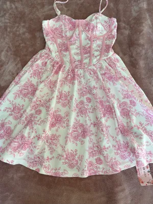 Shein Dress Floral Print thumbnail 1