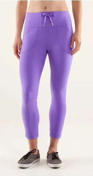 Lululemon Will Crop Power Purple size 2 thumbnail 1