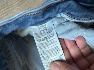 Old Navy Blue Distressed Skinny Jeans thumbnail 4