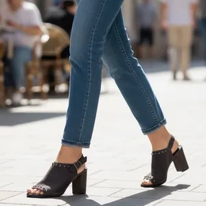 Stuart Weitzman Commodore Bootie 6 Brown‎ Leather Suede Studded Shoes Chic Edgy thumbnail 2