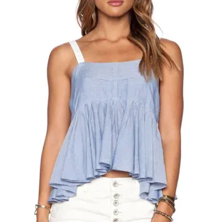 Free People Stripe Lolas Tank thumbnail 2