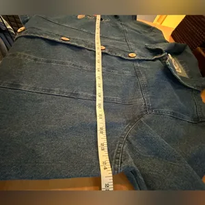 TANTRUMS Denim Embroidered Jacket 100% Cotton Size XXL. thumbnail 9