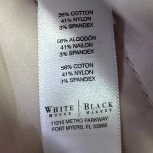 White House Black Market Perfect Form Cream Straight Slim Ankle Trousers Pants 0 thumbnail 5