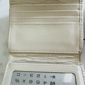 KENNETH COLE REACTION VINTAGE WALLET WITH‎ SOLAR POWERED CALCULATOR, Ivory, NWT thumbnail 10