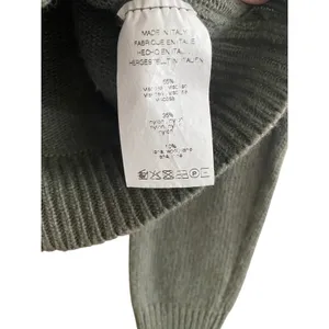 Brandy Melville Dark Green Wool Blend Crewneck Pullover Sweater One Size thumbnail 5