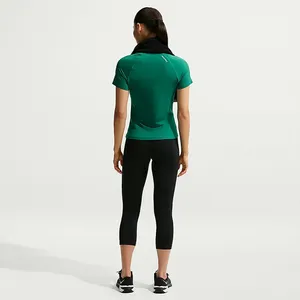 Nike Pro Dri-FIT‎ Womens Black Mid Rise Cropped Leggings CZ9832-010 Size M thumbnail 3