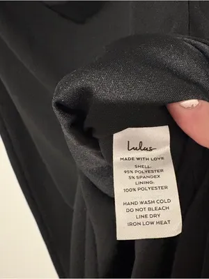 Lulus After Hours Strapless Ruffled‎ Slit Maxi Dress HL1023 Black Size XL thumbnail 6