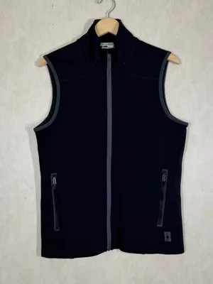 Smartwool Women’s PhD Hyfi Merino Wool Vest Full Zip in Black M thumbnail 2