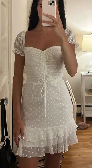 Princess Polly White mini dress thumbnail 1