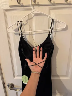 Windsor Black Formal Dress Slit  thumbnail 2