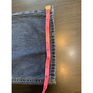 Abercrombie & Fitch Button Fly Jeans Women's 33x31 Blue Denim Wide Leg‎ USA VTG thumbnail 16