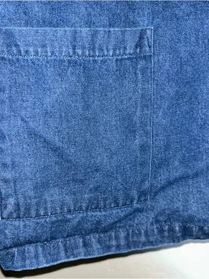 Vintage Hunters Run Women’s Long Sleeve Denim Jacket - oversized fit 1X thumbnail 4