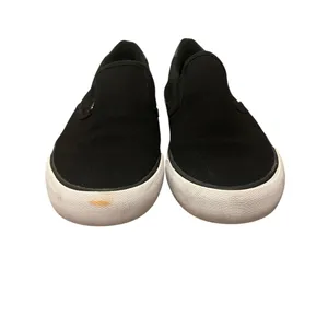 Lugz Women’s Clipper Black and White Canvas Slip-On‎ Sneakers Size 8 thumbnail 2
