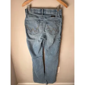 Wrangler Ultimate Riding Willow Light Wash Bootcut Jeans thumbnail 2