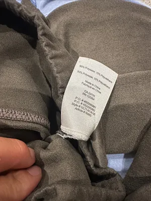 Wilfred Free Daria Faux-Suede‎ Charcoal Leggings size small thumbnail 3