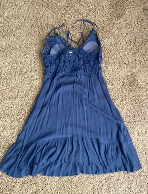 PINK Blue dress thumbnail 3