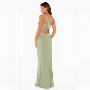 ShowMeYourMumu Rachel Maxi Dress - Moss Green thumbnail 5