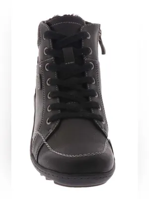 Wanderlust Black Lace-Up Women’s Ankle Boots Size 8.5 Extra Wide thumbnail 3