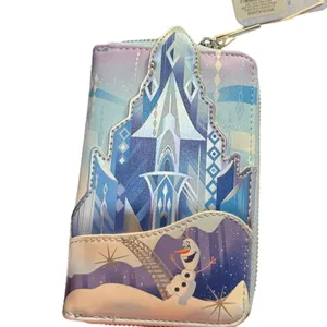 LOUNGEFLY Disney Frozen Princess Castle Zip Around Wallet, New with Tag thumbnail 7