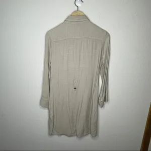 Life In‎ Progress Shirt Dress Tan thumbnail 6