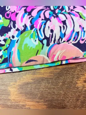 Lilly Pulitzer Georgia May Palazzo Wide Leg Pull On Pant High Tide Size Medium thumbnail 8