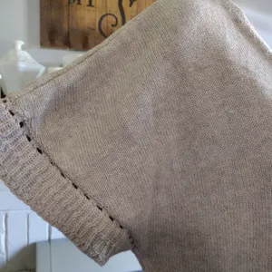 short sleeve cotton sweater thumbnail 2