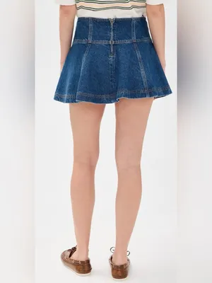 Reformation Bentley Denim Mini Skirt thumbnail 2
