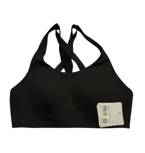 Lululemon Energy High Support Bra 34C Black New w:tag thumbnail 1