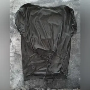 Princess Polly Dobelle Top in Black Size 10 New with tag thumbnail 7