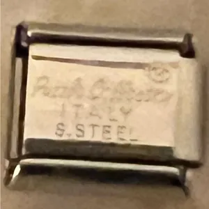 Puzzle Collection Italian 9mm Stainless Steel Golden Gate Bridge Charm Link EUC thumbnail 6