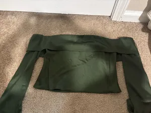 Vestique satin off the shoulder top thumbnail 2