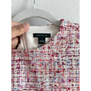 Ann Taylor Tweed Fit & Flare Lined Dress Preppy Legally Blonde Womens Size 2 NEW thumbnail 8