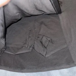 Black Skort with Slit Size Large thumbnail 3
