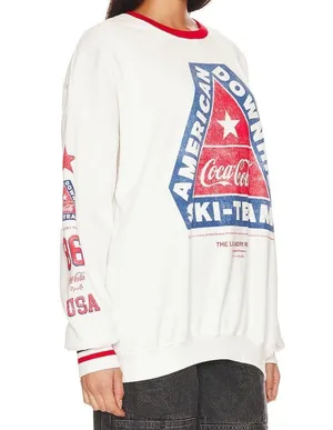 The Laundry Room Coca Cola American Downhill Ski Team Sweatshirt - Size XS - NWT thumbnail 2