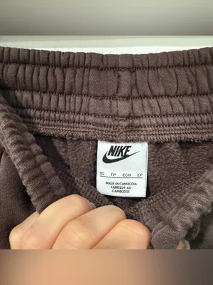 Nike Brown Mid-Rise Sweatpant Joggers XS thumbnail 5