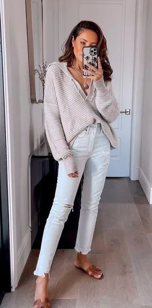 Free People Marlie Pullover Knit Sweater thumbnail 5