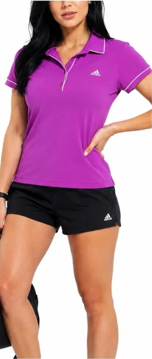 Adidas | EUC Women’s Purple Goft Performance Short Sleeve Polo Shirt (size M) thumbnail 1