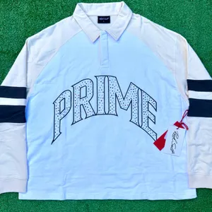 Rock Salt Prime Oversized Cropped Fit New With Tags White Cream Grey thumbnail 1