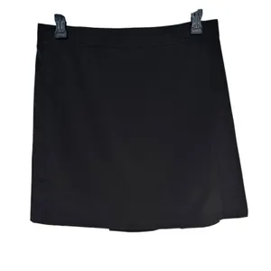 Paia Hawaii Black Swim Rip‎ Skirt Swim Cover Mini Pleated Athletic Skirt Large thumbnail 2