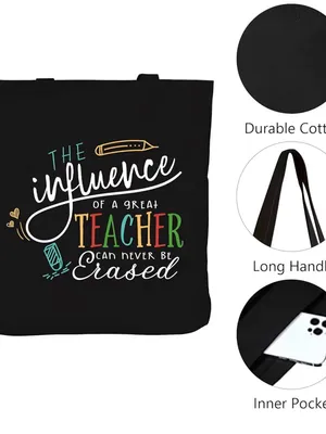 Teacher Influence Graphic Tote thumbnail 4